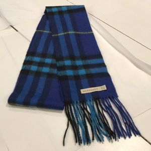 Burberry cashmere plaid scarf. Scotland